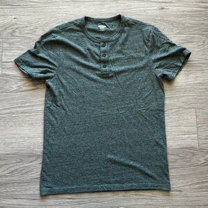 Old Navy Green Heathered Polo Size M